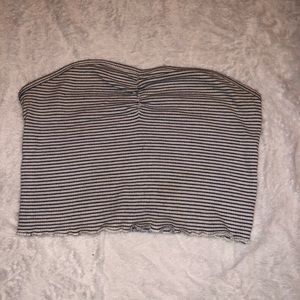 American Eagle strapless heart cut top
